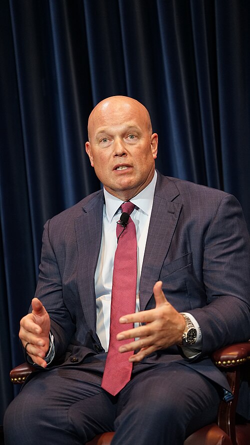 Matthew Whitaker at Reagan Foundation event "A Conversation with Ambassador Matthew Whitaker"