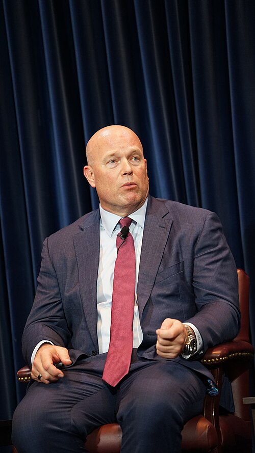 Matthew Whitaker at Reagan Foundation event "A Conversation with Ambassador Matthew Whitaker"