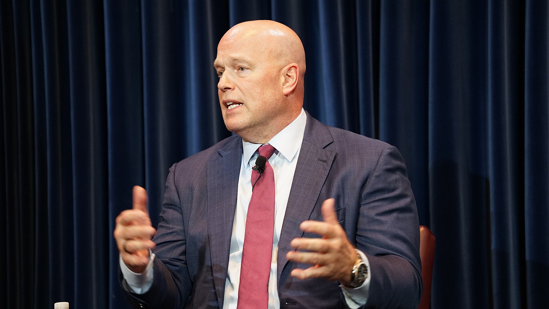 Matthew Whitaker at Reagan Foundation event "A Conversation with Ambassador Matthew Whitaker"