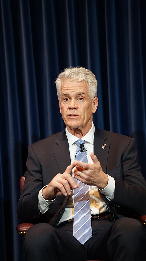 Nicholas Merrick at Reagan Foundation event "A Conversation with Ambassador Matthew Whitaker"