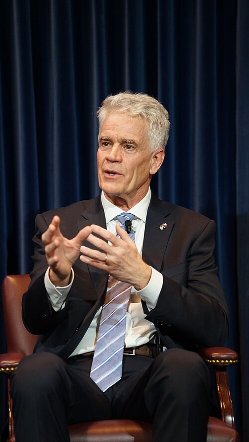 Nicholas Merrick at Reagan Foundation event "A Conversation with Ambassador Matthew Whitaker"