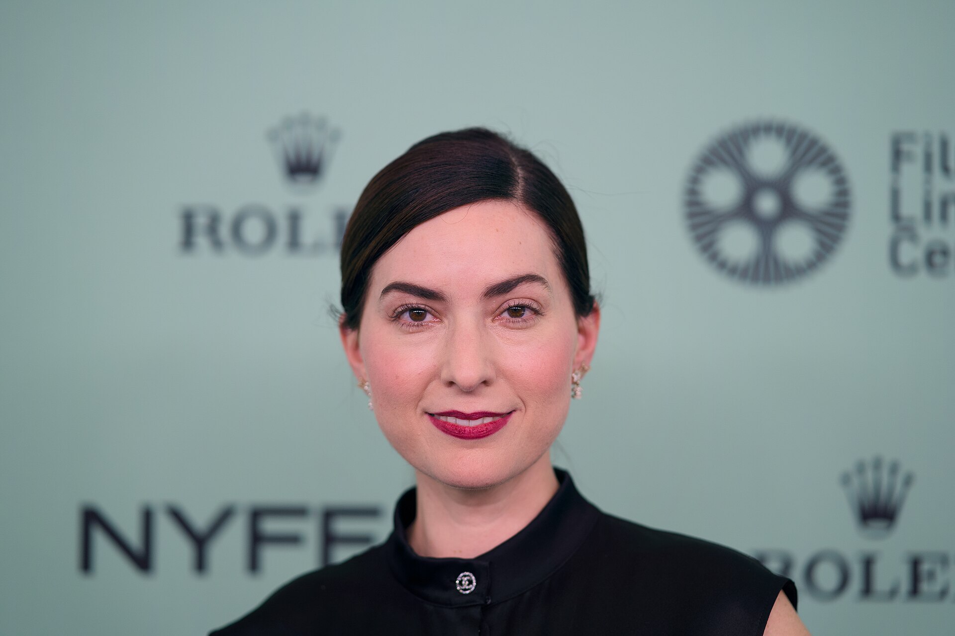 Rebecca Zlotowski, director, at the 63rd annual New York Film Festival at Lincoln Center for the film A Private Life