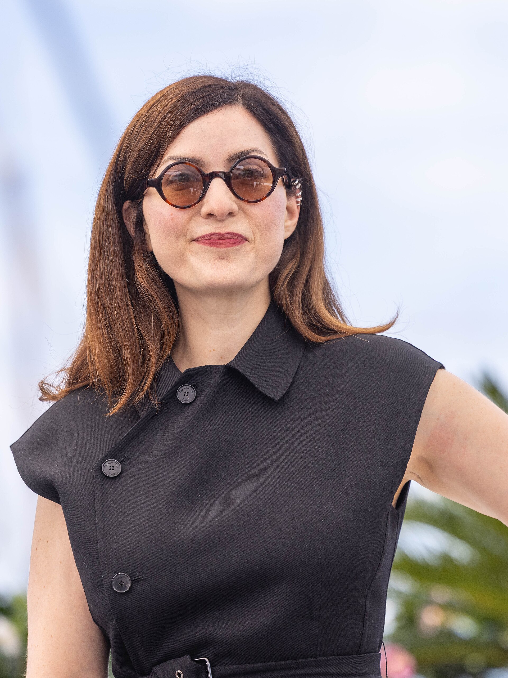 Film director Rebecca Zlotowski at the 2025 Cannes Film Festival