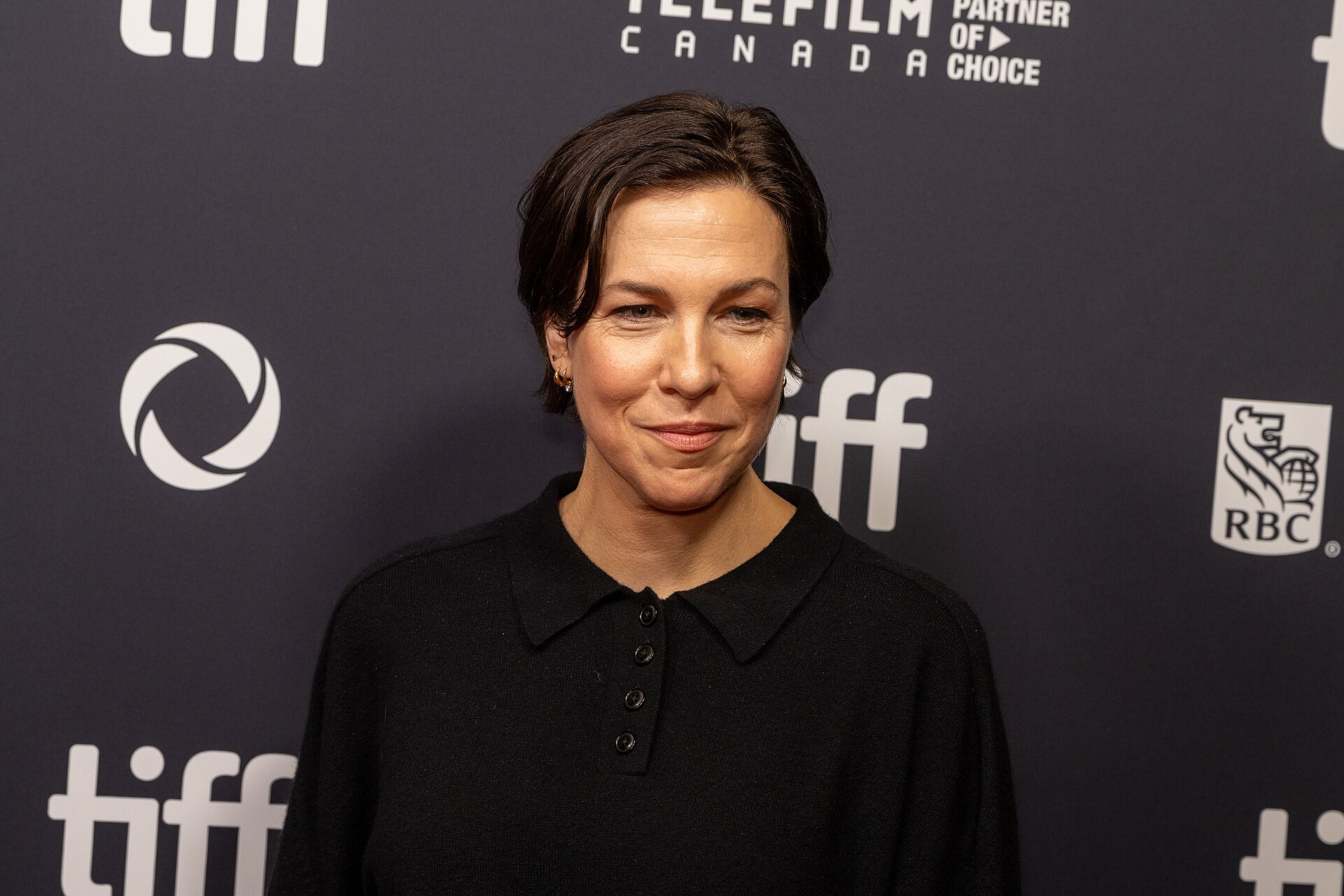 Rebecca henderson, actor, at the 2025 Toronto International Film Festival (TIFF) for the movie Dust Bunny.