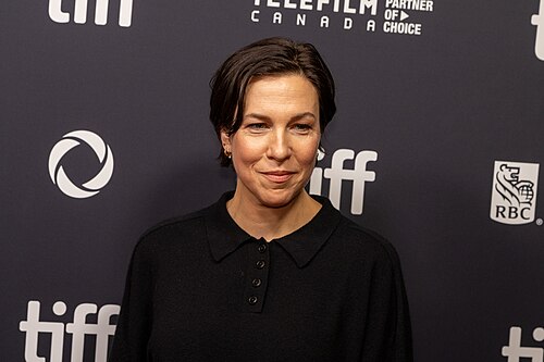 Rebecca henderson, actor, at the 2025 Toronto International Film Festival (TIFF) for the movie Dust Bunny.