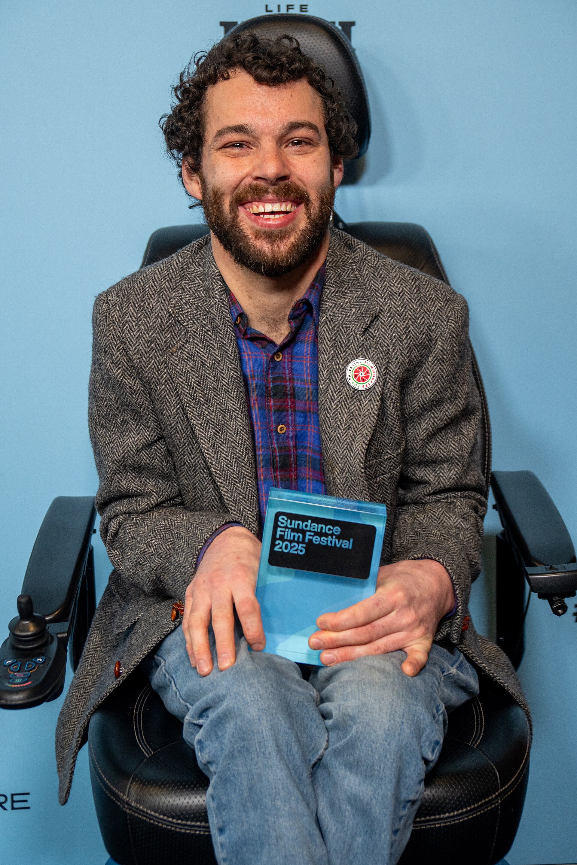 Reid Davenport at the 2025 Sundance Film Festival Awards