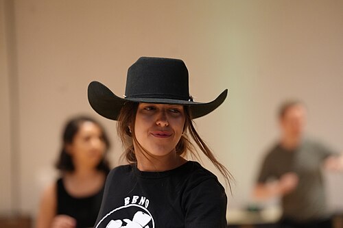 Reno Vaqueros, Cumbia & Line Dancing dance team, at California Dance Festival in Sacramento, California in June 2025