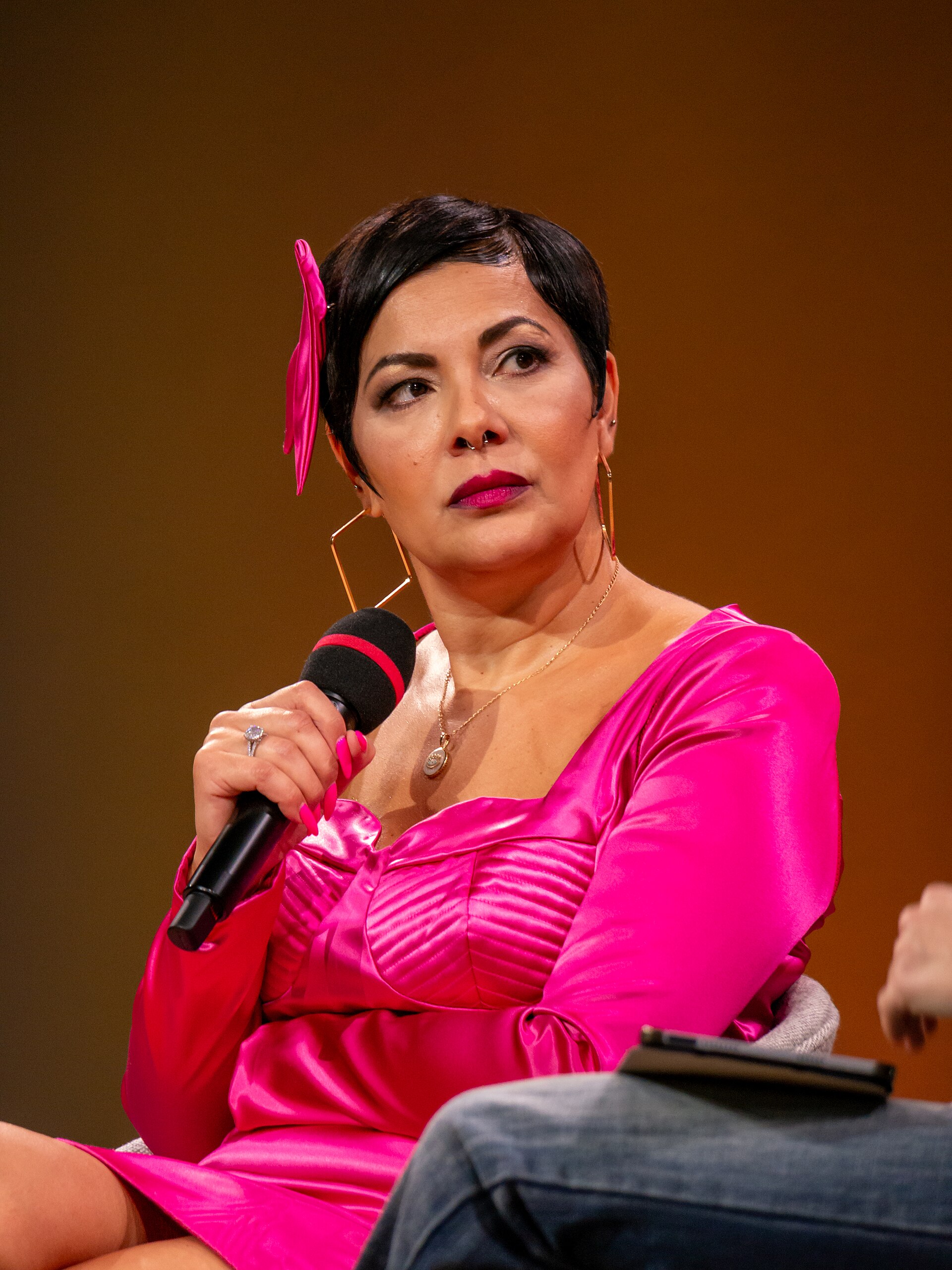 Rapper and writer Reyhan Sahin aka Lady Bitch Ray at the book fair Frankfurt 2025