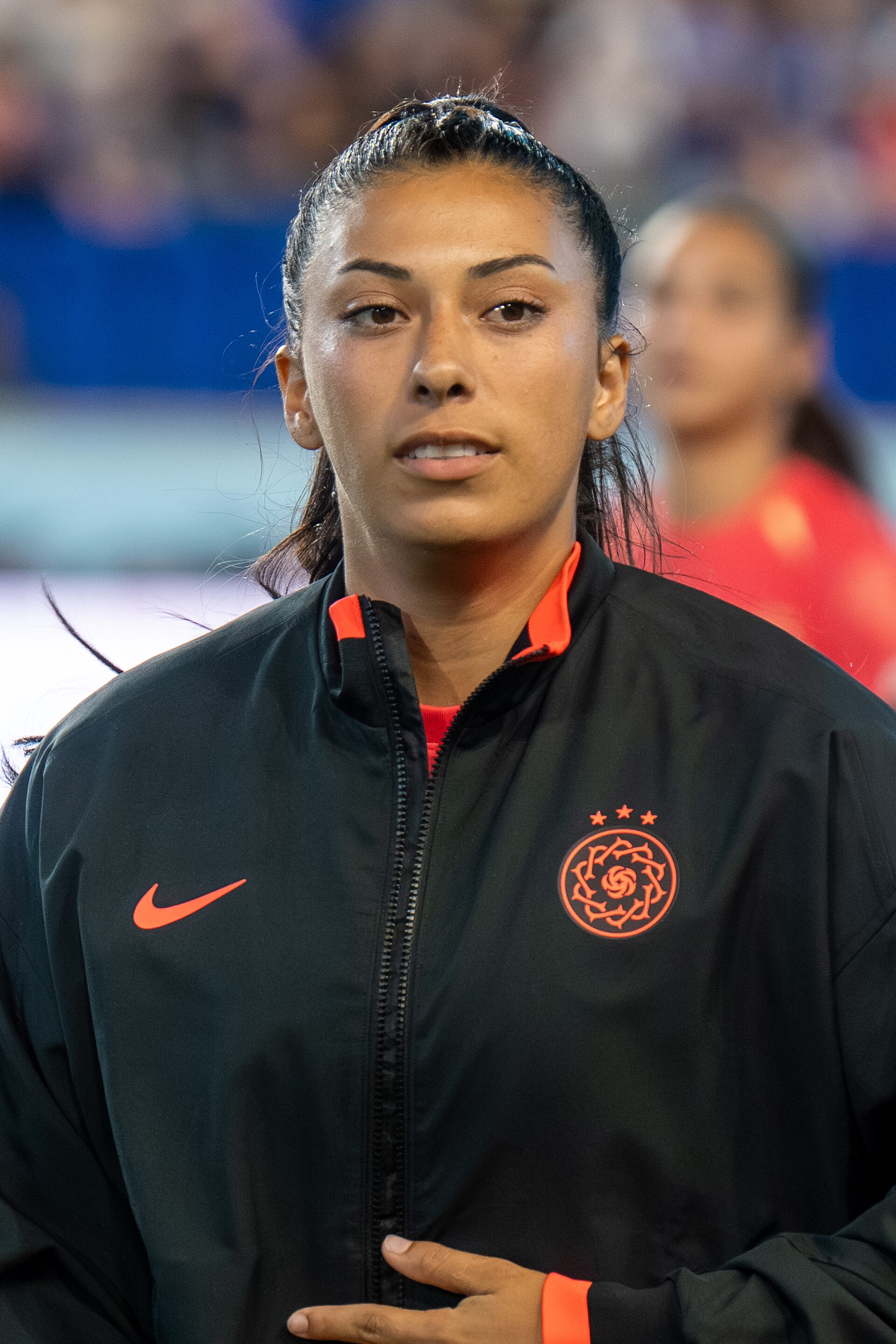 Reyna Reyes during Gotham FC vs Portland Thorns FC on 26 Sep 2025