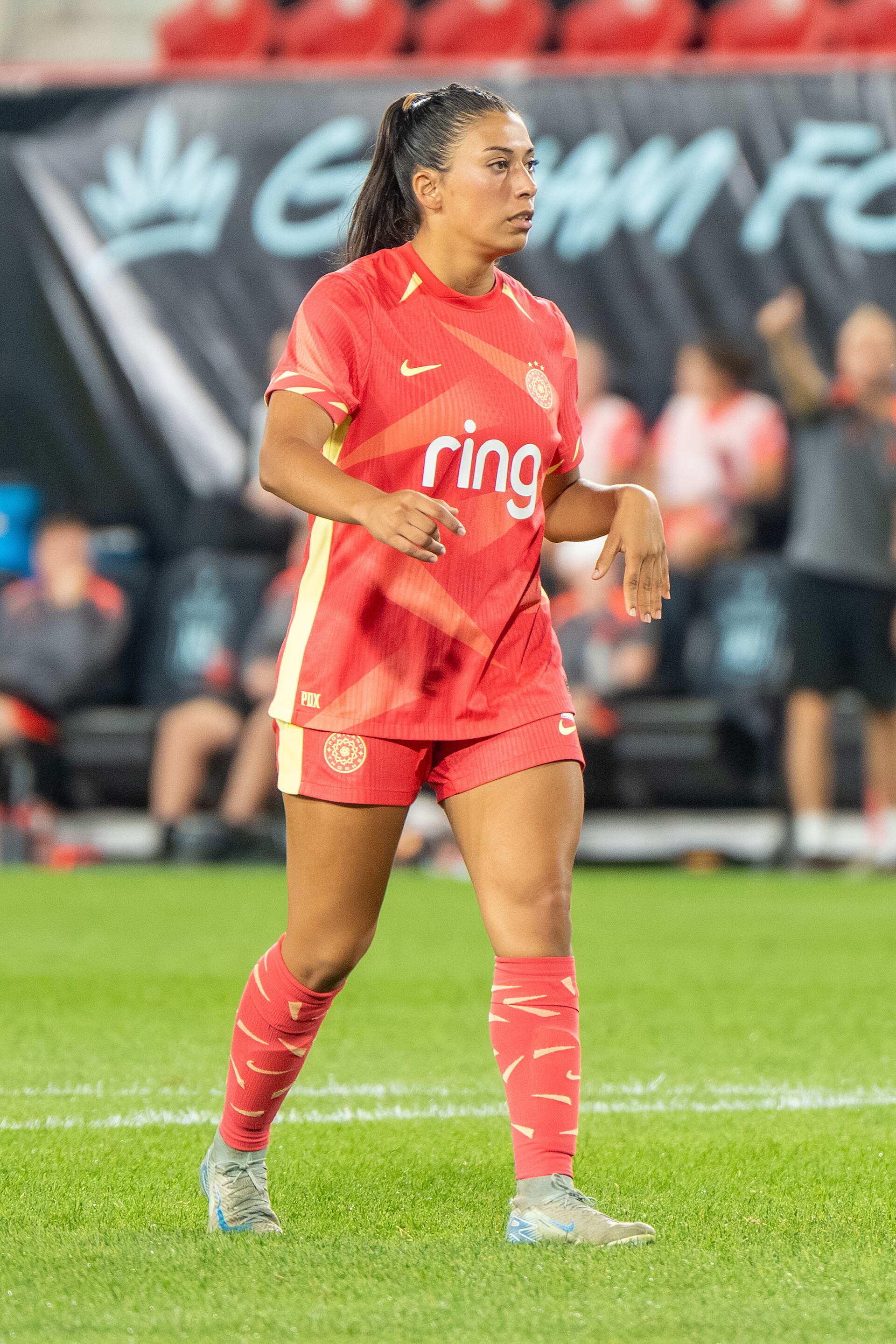 Reyna Reyes during Gotham FC vs Portland Thorns FC on 26 Sep 2025