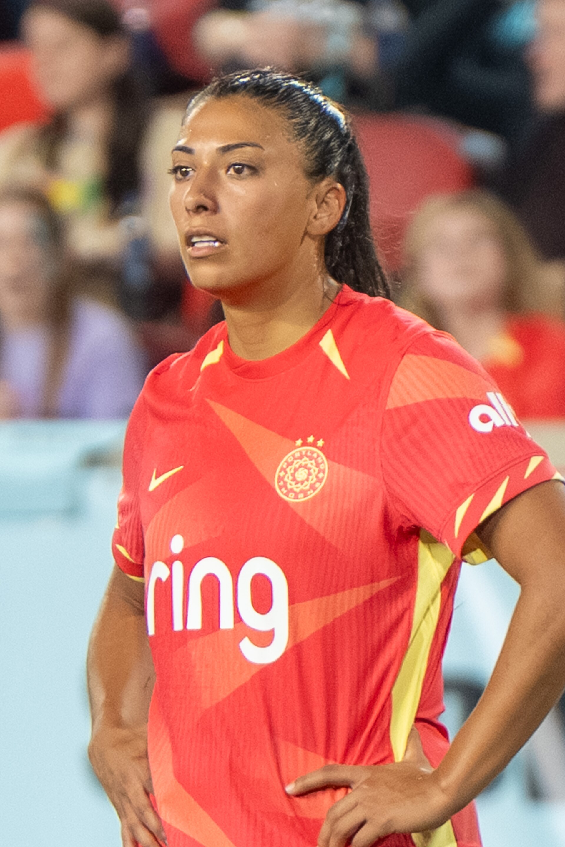 Reyna Reyes during Gotham FC vs Portland Thorns FC on 26 Sep 2025
