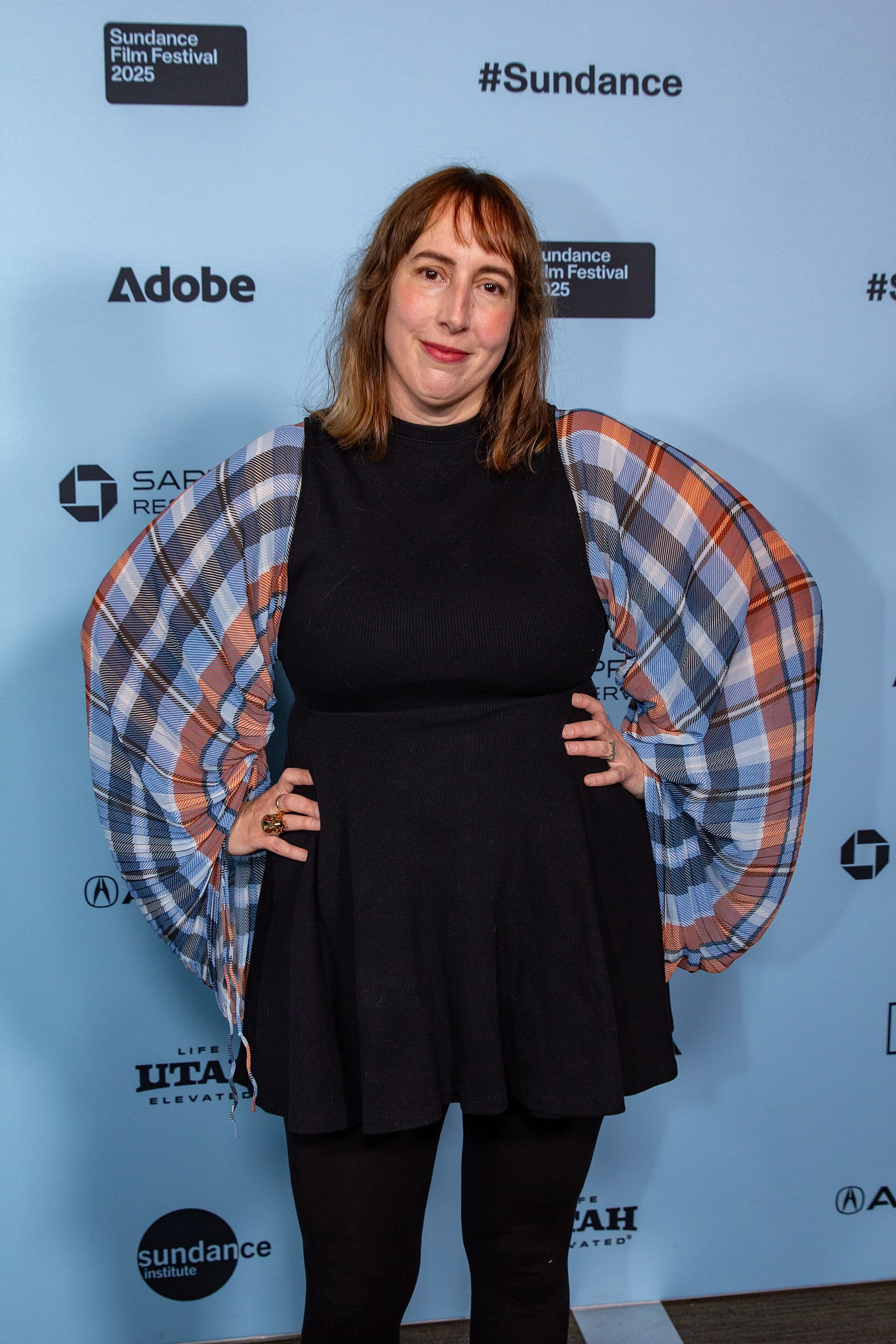 Rhianon Jones, producer, at the 2025 Sundance Film Festival for the movie Bunnylovr.