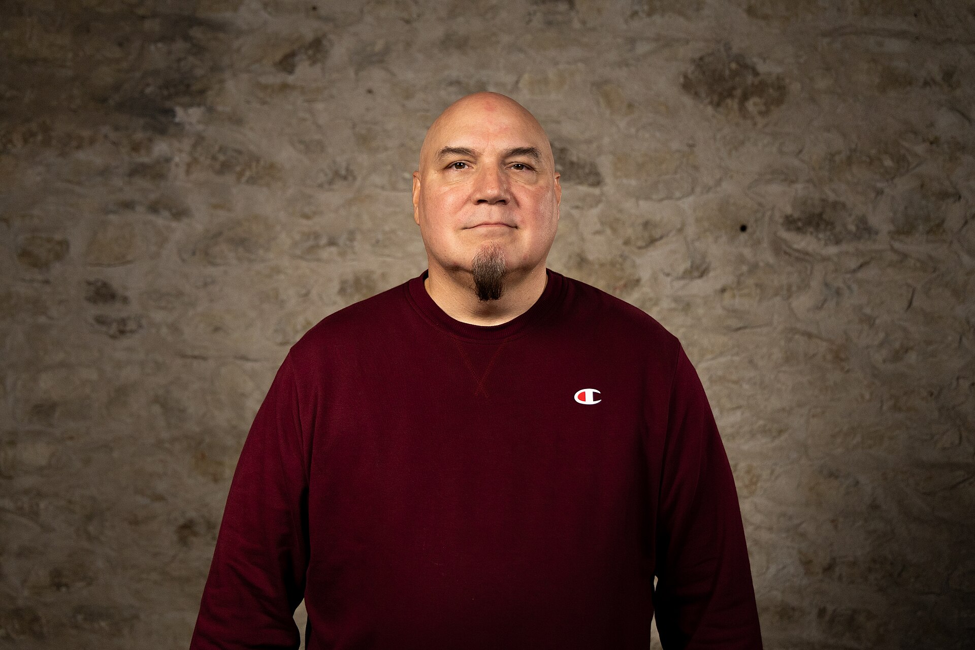 Rick Karl at the WikiPortraits studio at the 2025 SXSW Festival.