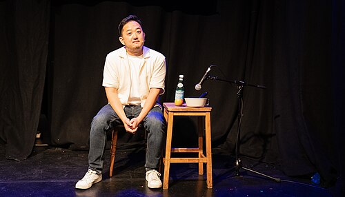 Ricky Sims at 2024 Edinburgh Fringe Festival for Coming Out to Dead People