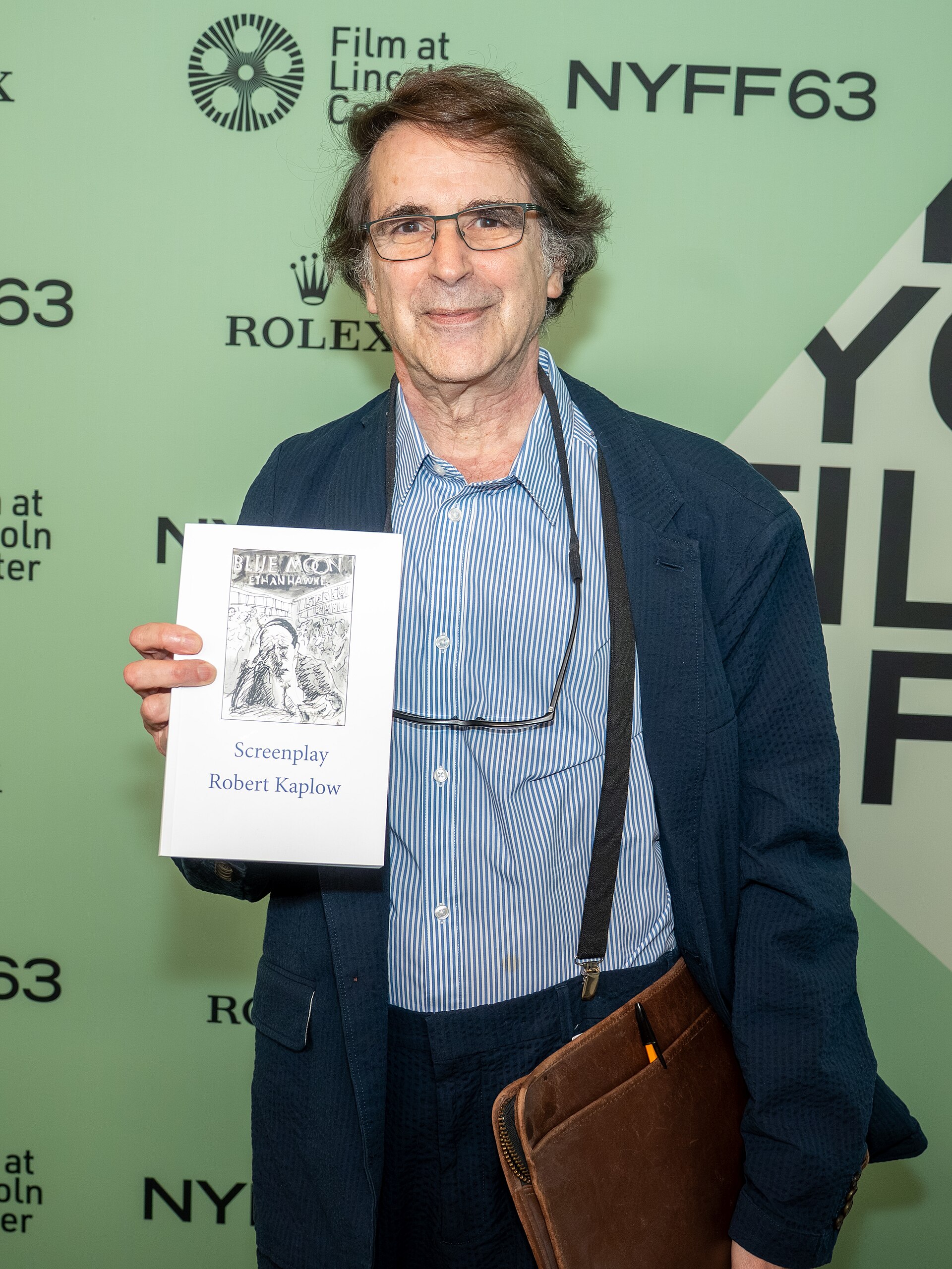 Robert Kaplow, writer, at the 63rd annual New York Film Festival at Lincoln Center in 2025 for the film Blue Moon