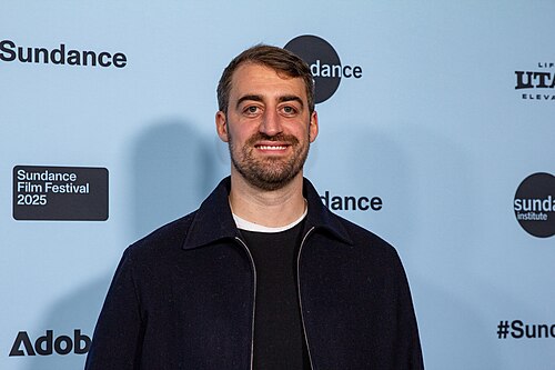 Roger Mancusi, producer, at the 2025 Sundance Film Festival for the movie Bunnylovr.