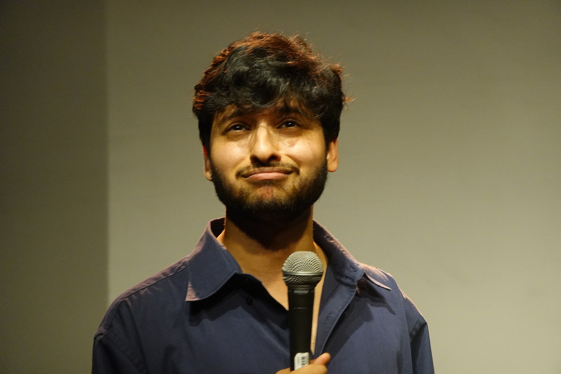 Rohan Sharma performing in his show, Mad Dog, at the 2025 Edinburgh Fringe Festival
