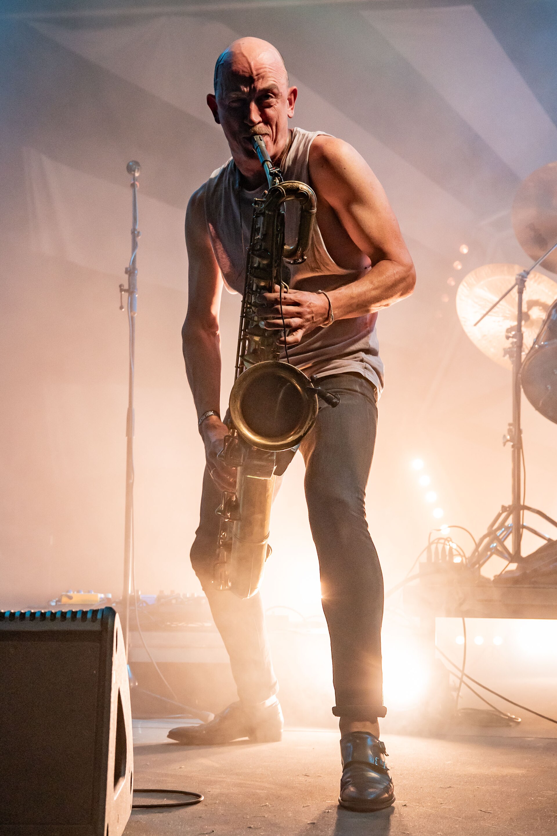 Rolf Martin Snustad med Spidergawd på festivalen Måkeskrik i Kristiansand 2024