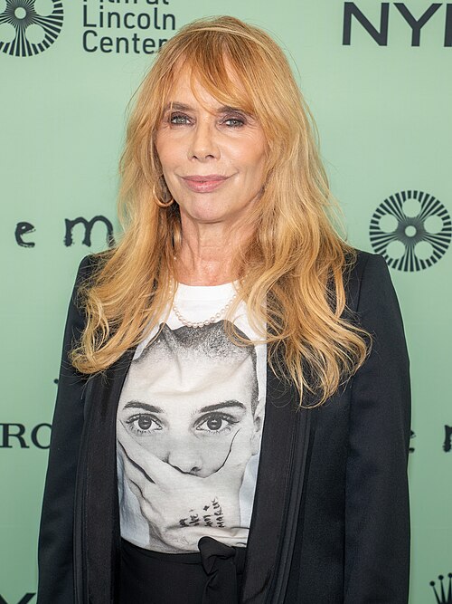 Rosanna Arquette, actress, at the 63rd annual New York Film Festival at Lincoln Center in 2025 for the film Anemone