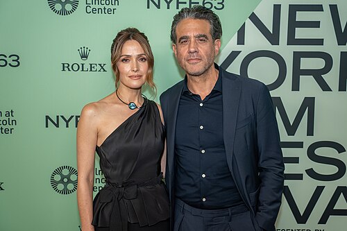 Rose Byrne and Bobby Cannavale at the 63rd annual New York Film Festival at Lincoln Center in 2025 for the film Blue Moon