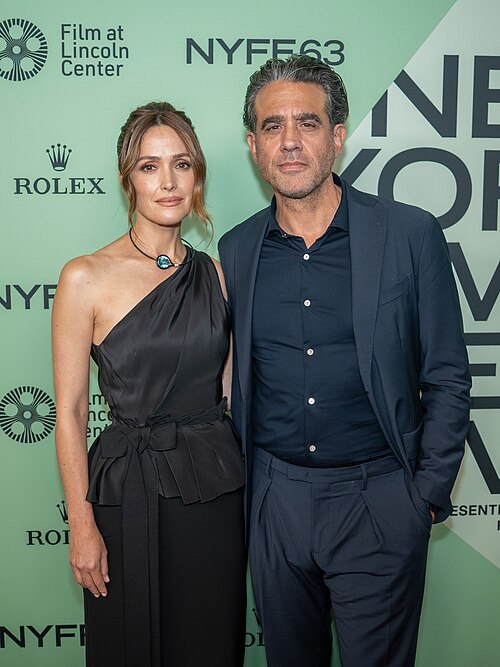Rose Byrne and Bobby Cannavale at the 63rd annual New York Film Festival at Lincoln Center in 2025 for the film Blue Moon
