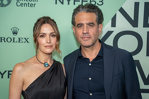 Rose Byrne and Bobby Cannavale at the 63rd annual New York Film Festival at Lincoln Center in 2025 for the film Blue Moon