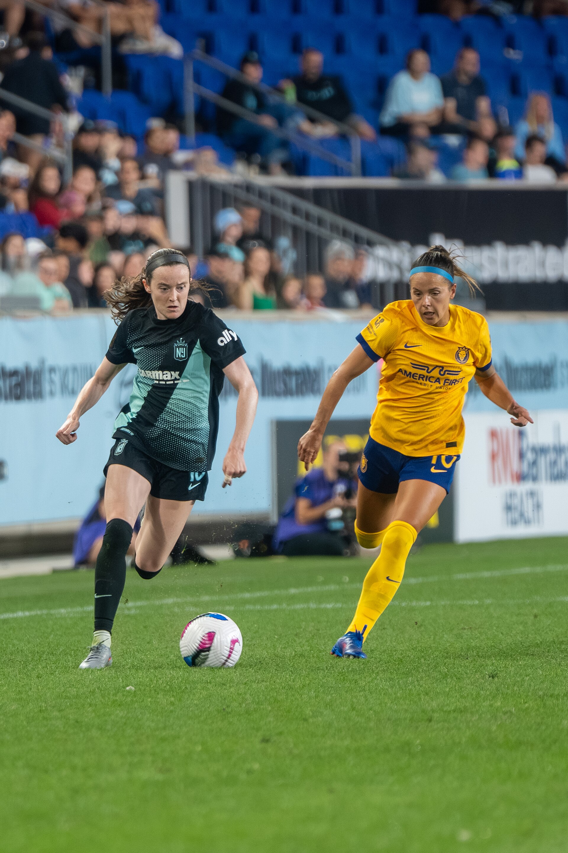 Rose Lavelle during Gotham FC vs Utah Royals on 23 Aug 2025