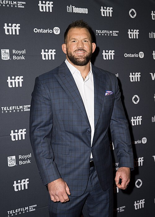 Ryan Bader attends the premiere of "The Smashing Machine" at the Princess of Whales Theatre during the Toronto International Film Festival in Toronto, Ontario, Canada, on September 8, 2025