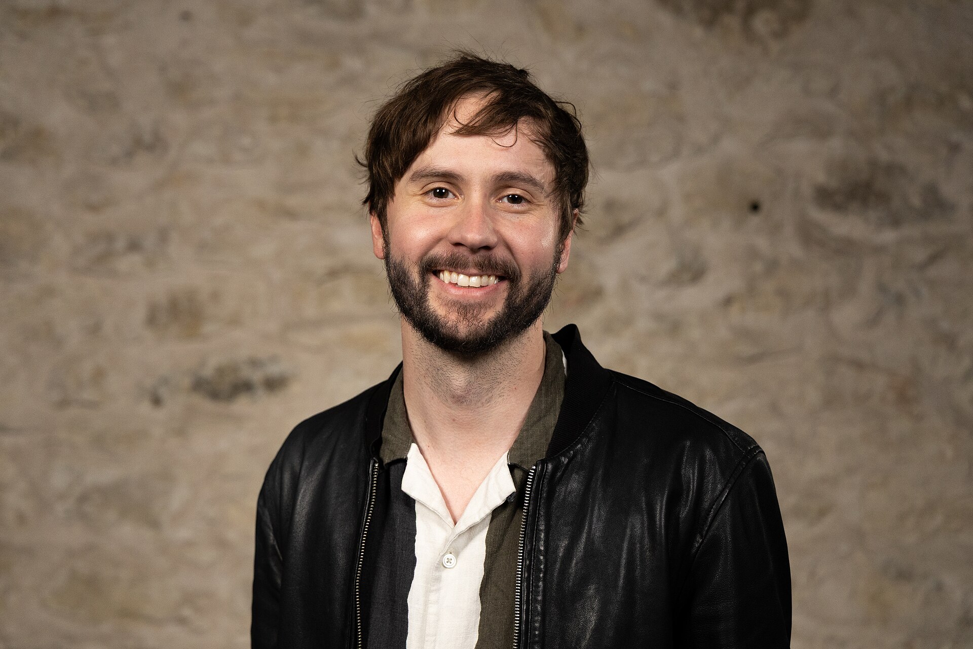 Ryan Turner, Co-Founder + Chief Creative Officer | Echobend, at the WikiPortraits studio at the 2025 SXSW Festival.