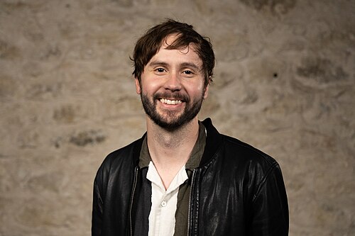Ryan Turner, Co-Founder + Chief Creative Officer | Echobend, at the WikiPortraits studio at the 2025 SXSW Festival.