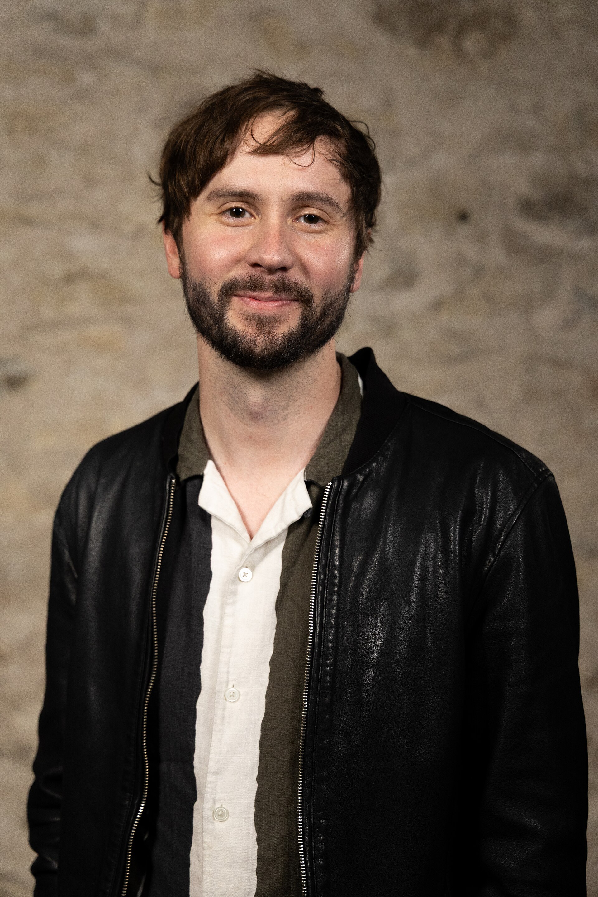 Ryan Turner, Co-Founder + Chief Creative Officer | Echobend, at the WikiPortraits studio at the 2025 SXSW Festival.