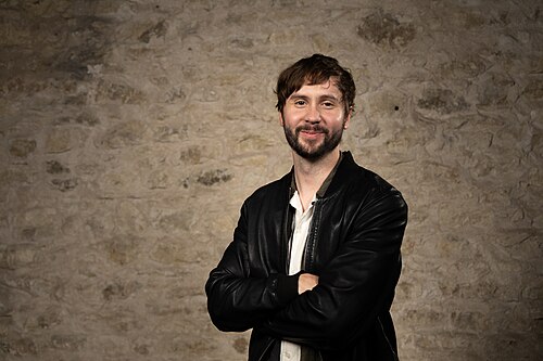 Ryan Turner, Co-Founder + Chief Creative Officer | Echobend, at the WikiPortraits studio at the 2025 SXSW Festival.