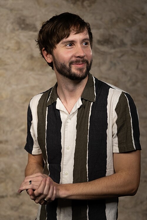 Ryan Turner, Co-Founder + Chief Creative Officer | Echobend, at the WikiPortraits studio at the 2025 SXSW Festival.