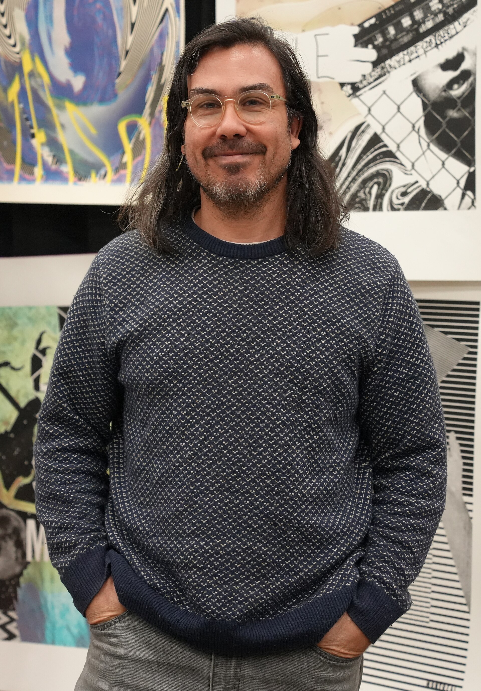 Sébastien Lépine, SLEP, Flatstock exhibit at SXSW 2025 in Austin, Texas in March 2025.