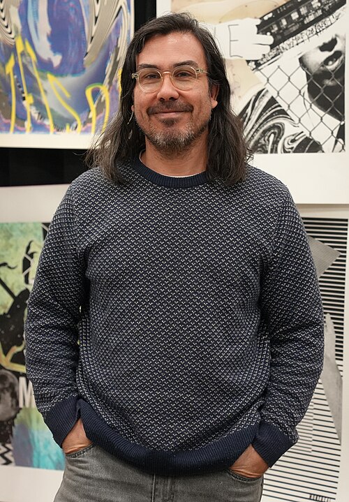 Sébastien Lépine, SLEP, Flatstock exhibit at SXSW 2025 in Austin, Texas in March 2025.