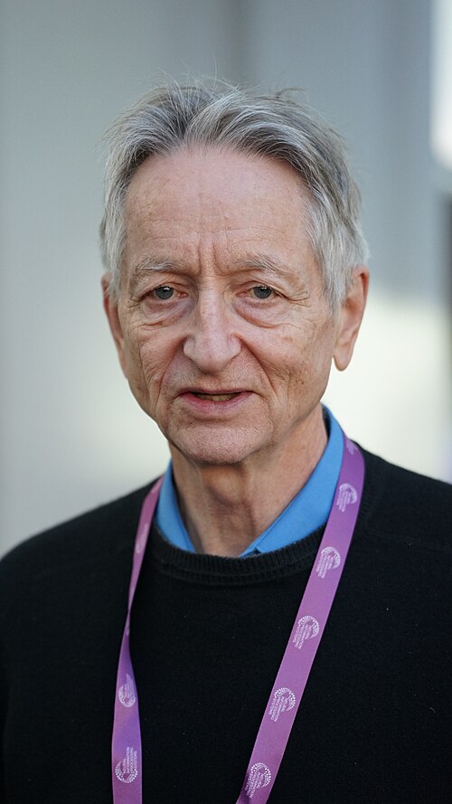 Geoffrey Hinton in San Diego (December 2025)