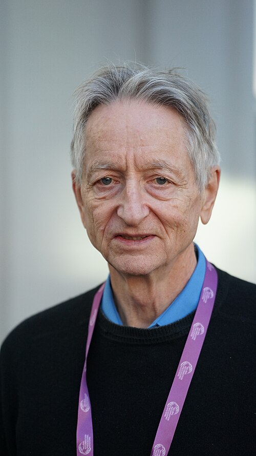 Geoffrey Hinton in San Diego (December 2025)