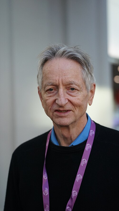 Geoffrey Hinton in San Diego (December 2025)