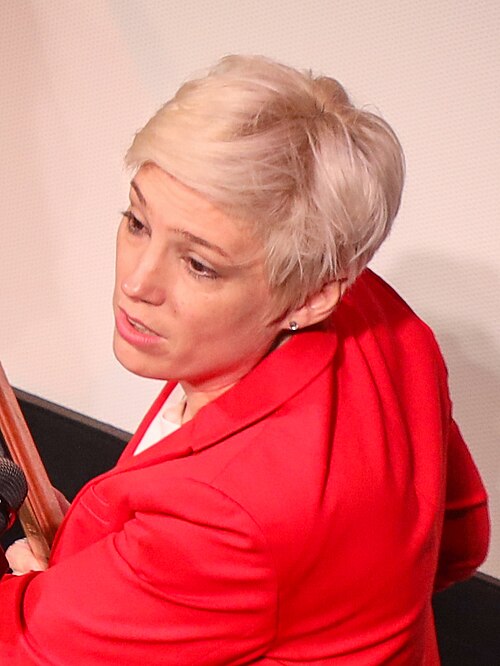 Cast and crew of Bob Trevino Likes It on stage at the SXSW 2024 Film Festival award ceremony that took place at the Paramount Theatre in Austin, Texas. The film, directed by Tracie Laymon, won the SXSW 2024 Narrative Feature Competition Award.