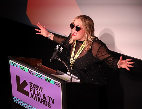 Claudette Godfrey, SXSW's VP of Film and TV, at the SXSW 2024 Film Festival awards.