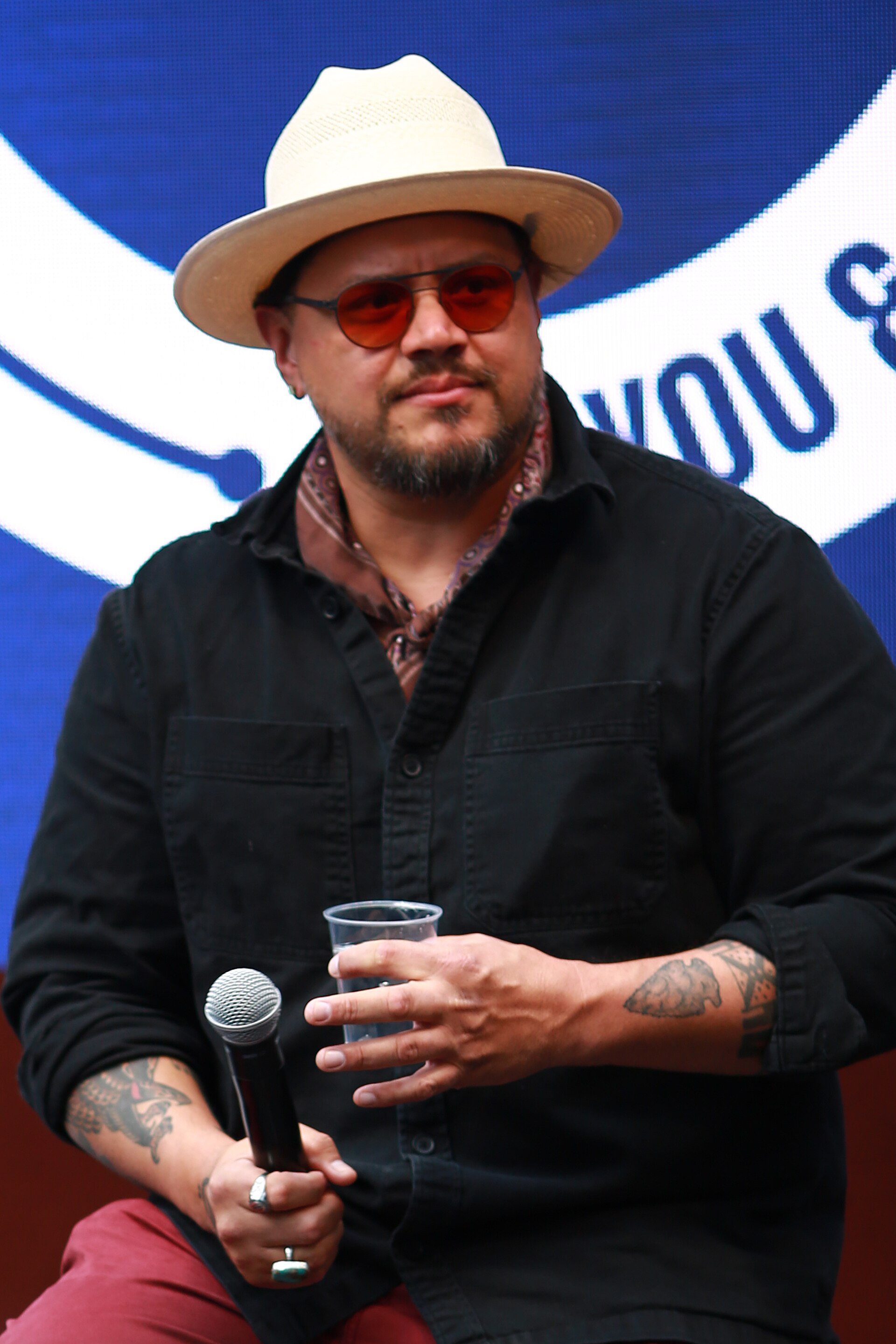 South by Southwest Conference, Austin, Texas, March 8, 2024 - Dylan Brodie and Sterlin Harjo