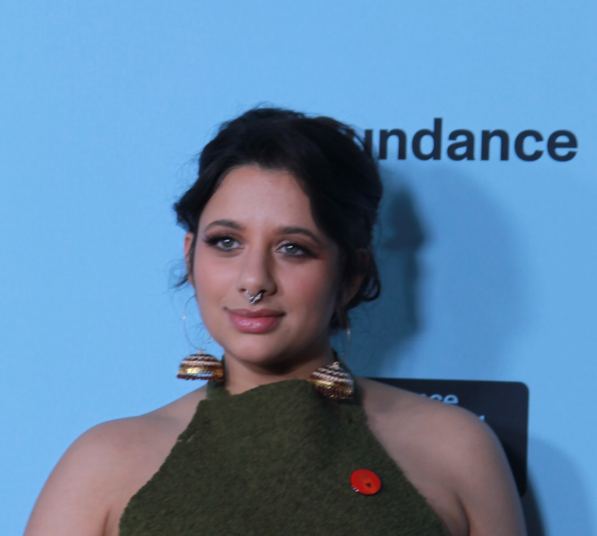 Safiyya Ingar, actor, at the 2025 Sundance Film Festival for the movie Brides.