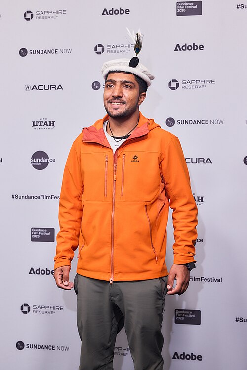Sajid Sadpara at the 2026 Sundance Film Festival for The Last First - Winter K2