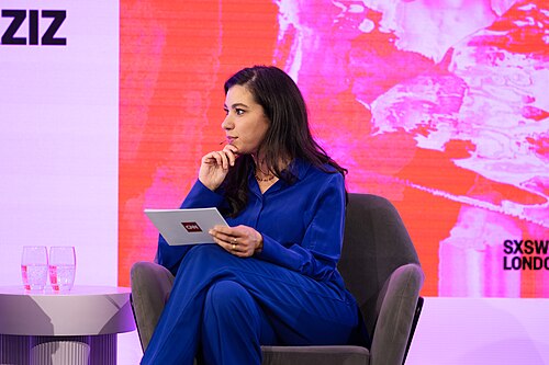 Salma Abdelaziz, correspondent and producer, at the SXSW London festival hosted in London, United Kingdom in June 2025