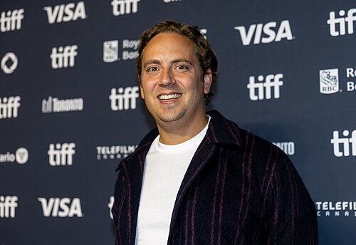 Sam Bader, production designer, at the 2025 Toronto International Film Festival (TIFF) for the movie The Testament of Ann Lee.