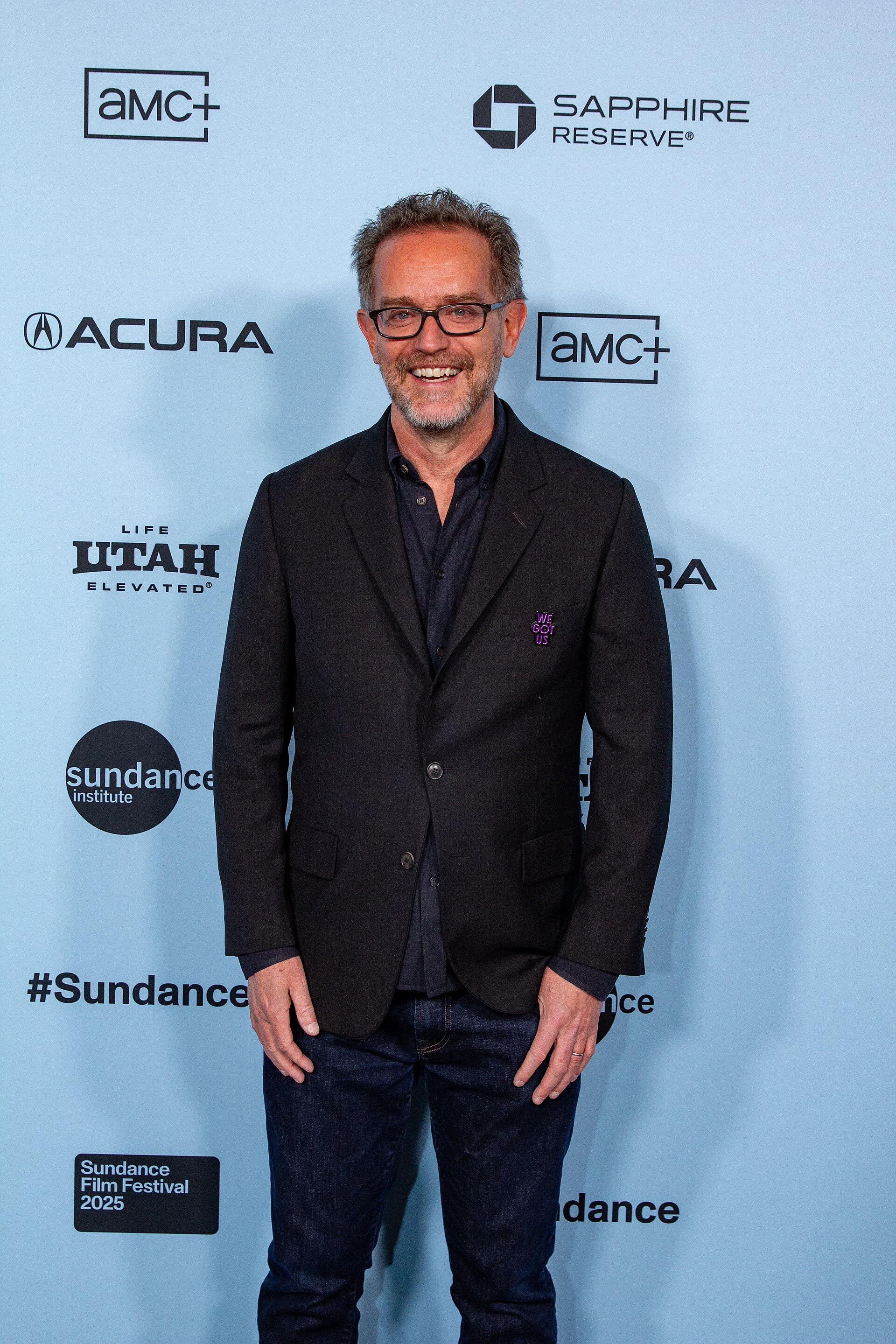 Sam Bisbee, producer, at the 2025 Sundance Film Festival for the movie The Perfect Neighbor.