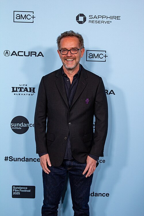 Sam Bisbee, producer, at the 2025 Sundance Film Festival for the movie The Perfect Neighbor.