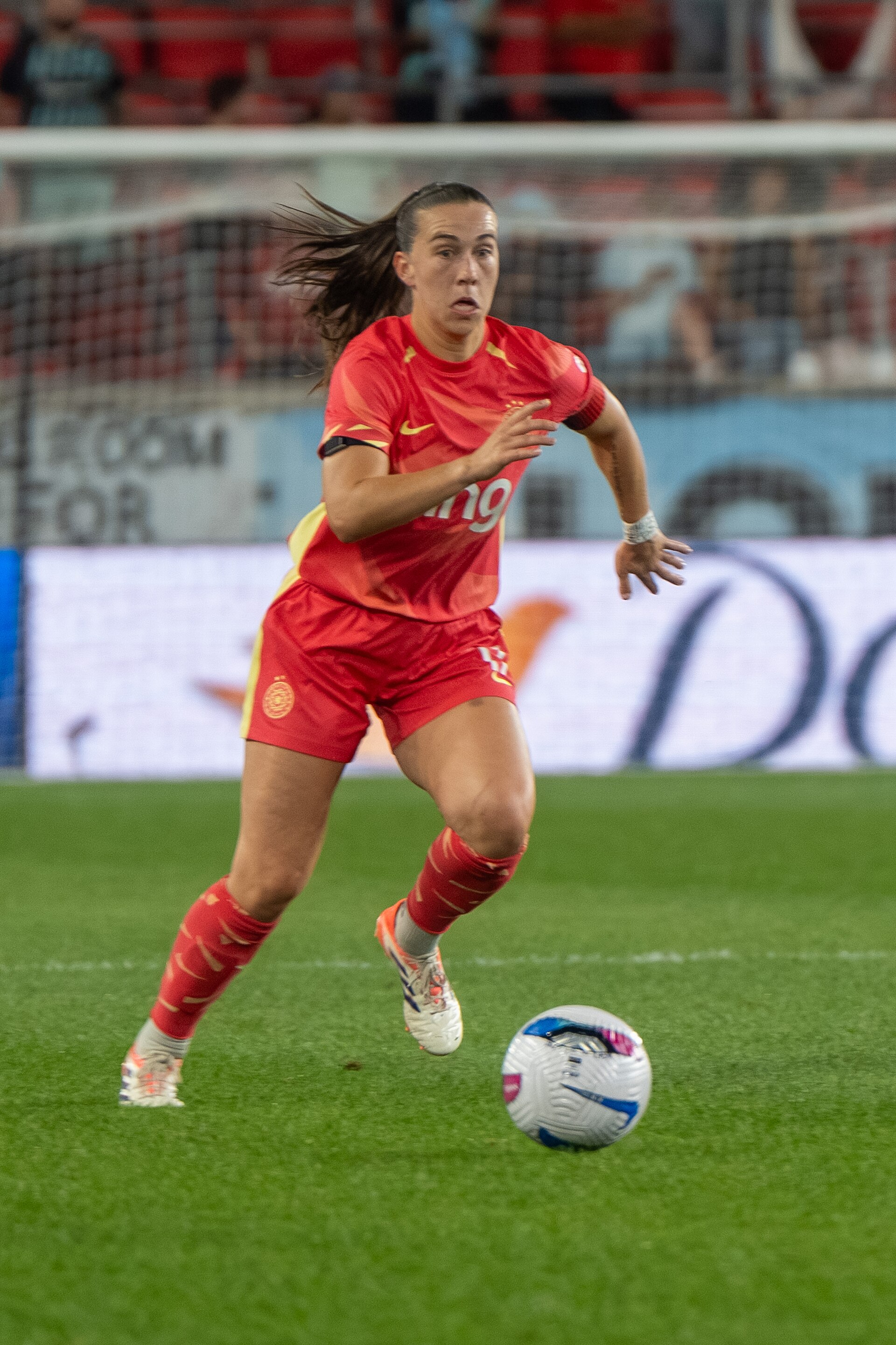 Sam Coffey during Gotham FC vs Portland Thorns FC on 26 Sep 2025