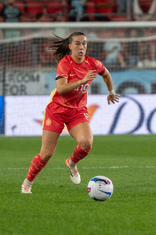 Sam Coffey during Gotham FC vs Portland Thorns FC on 26 Sep 2025