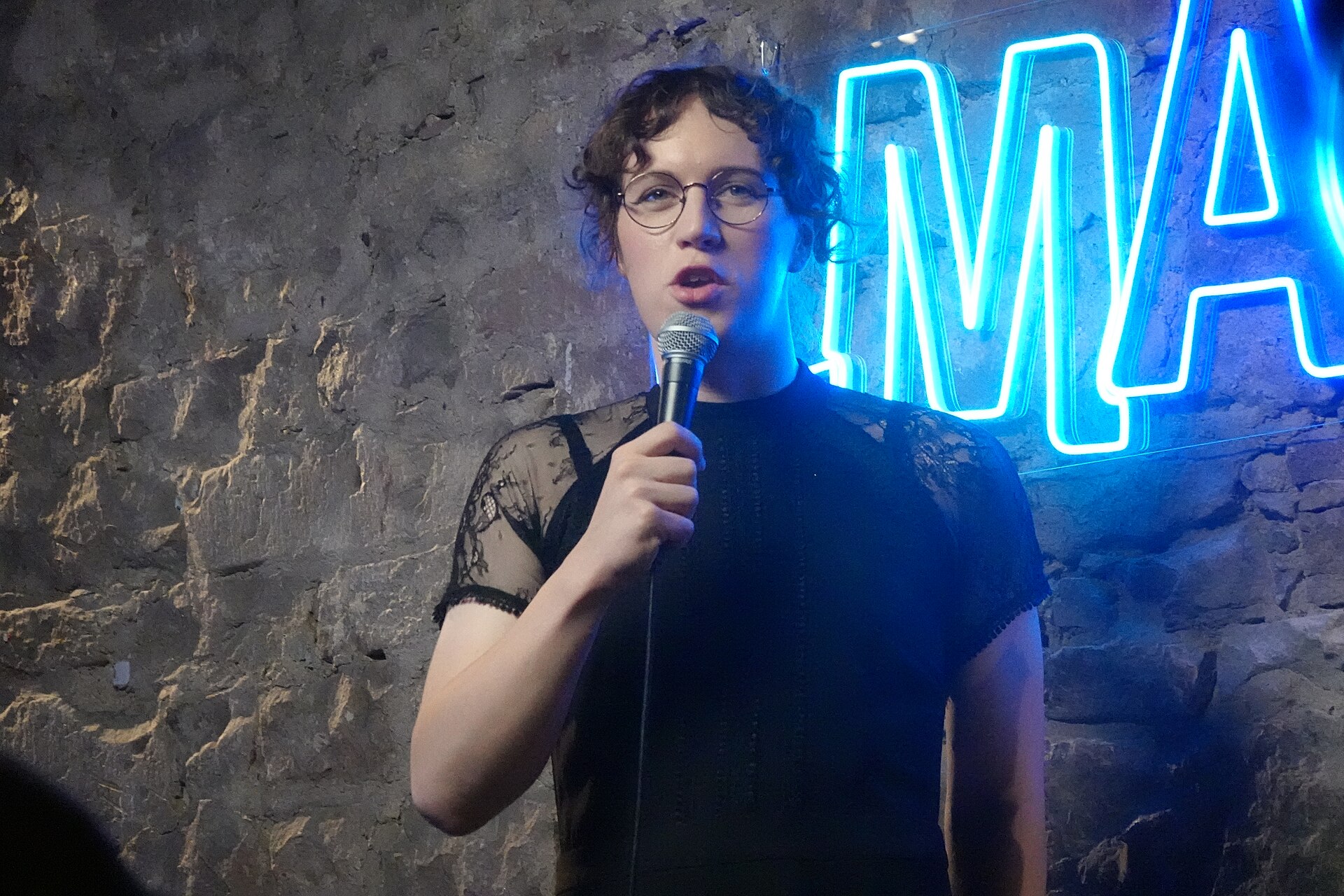 Sam Nicoresti at the 2025 Edinburgh Fringe Festival